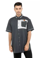 ZAYIDAN Baju Koko Gamis Muslim Pria Fawwaz - Hitam