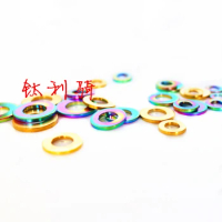 M5/6/8/10 Grade 5 GR5 Titanium Alloy Flat Washer For Bolt Screw Spacer Bicycle