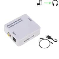 to Analog Optical To Analog DAC Bluetooth Digital To Analog Audio Converter Digital To Analog Converter DAC Audio Adapter