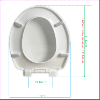 KS.36 Nắp bồn cầu 37x44cm. Nhựa PP nguyên sinh cao cấp. Màu trắng sữa phủ bóng. Thay cho bồn Caesar,