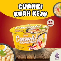 Kakarak - Cuanki Express Instan Premium Komplit - Cemilan Cuankie Kemasan Cup Kuah Bandung - 80 gr K