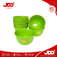 JDO Set 1 Lusin (12Pcs) Mangkuk/Mangkok Makan Nasi Plastik Kecil 500ml Golden Sunkist Kicthenware