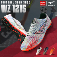 New Arrival รองเท้าสตั๊ด [ Wingz WZ 1215 ] รองเท้าฟุตบอลหนังสังเคราะห์ น้ำหนักเบา เหมาะสำหรับสายสปีด