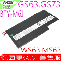 MSI BTY-M6J GS63 GS73 WS63 MS63 電池適用 微星 MS-16K2,MS-16K4 MS-16K1 WS63VR GS63VR GS73VR MS-17B1 MS-17B4