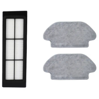 1Pc Waterproof Washable Hepa Filter For Xiaomi Vacuum 1 With 2 Pcs Robot Vacuum Cleaner Mop Cloth Cleaning Cloth Rag
