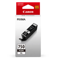 【Canon】官方直營 PGI-750XL-BK 原廠黑色高容量墨水匣(適用：MG5470/MG5570/MG5670/MG6370/MG7570/MG7170/