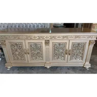 Bufet Klasik Romawi Jati/Bufet Jati Full Ukiran Mentah