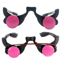 Party Prop LED Luminous Glow Glasses Clown Cosplay Novelty Funny Red Eyes Fashion Decorations Hallow