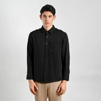 KASEP RYDER OVERSHIRT / KEMEJA PRIA (2 warna) S BLACK
