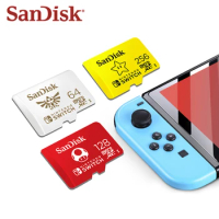 SanDisk 128GB micro sd card Nintendo Switch Authorized 64GB 256GB cartao de memoria tf memory cards for Game Expansion Card