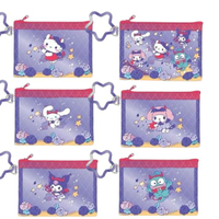小禮堂 【拆售】Sanrio 三麗鷗 PVC扁平收納包吊飾 (惡魔款) Kitty 美樂蒂 大耳狗