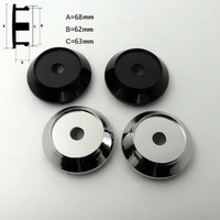 4pcs 65mm Wheels Center Hup Cap Car Dust Alloy Cover Hubcaps No Logo Auto Styling Accessories