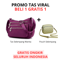 VIRAL DAPAT 2 - Tas Selempang Ibu Cewek Wanita Untuk Kondangan Pengajian Sekolah BONUS Mini Selempan
