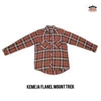 Kemeja mount trek flanel / kemeja outdoor
