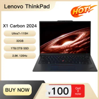 Lenovo laptop ThinkPad X1 Carbon gen12 AI 2024 Intel Core ultra7-155h RAM 32GB lpddr5x 1TB/2TB SSD 14-inch 2.8K 120Hz notebook