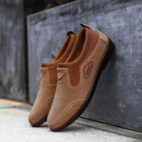 Men's comfortable, breathable, lightweight, casual slip-on shoes, stylish men's slip-on loafers, men