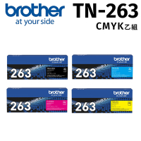 【一黑三彩】brother TN-263 原廠標準容量四色碳粉匣