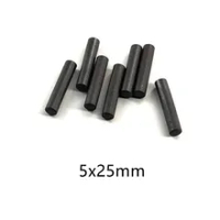 5 25 mm Ferrite bead Cores ROD CORE 5*25mm NiZn soft High frequency anti-interference SMPS RF Ferrite inductance V