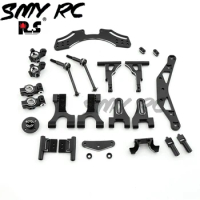 Metal Steering Suspension Upgrade Kit CVD Shock Absorber Lower Arm for 1/10 RC Car 3Racing Sakura D5