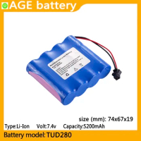 TUD280 Cpacity4500mAh. 12.6V li-ion battery, suitable ，TUD280， TUD300， TIME1100， TUD210, Ultrasonic flaw detector