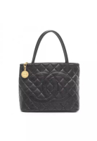 Chanel Pre-Loved Chanel reissue tote Handbag tote bag Caviar skin black gold hardware