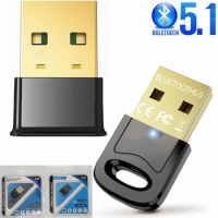 200pc USB Bluetooth 5.0 Adapter Wireless Bluetooth Transmitter and Receiver Audio 5.1+EDR Bluetooth Dongle V5.0 For Computer