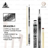KONLLEN DRAGON SERIES CUE STICK PLAY STIK BILLIARD BILIAR 12.5MM Dragon-1