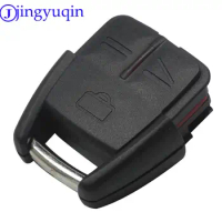 jingyuqin10pieces/lot No Blade Car Key Case Shell Cover Styling For Vauxhall Opel Frontera Omega 3 Buttons No Chip Key Case Fob