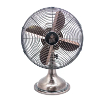 【勳風】12吋DC行動古銅桌扇/可用USB行動電源 風扇(HF-B212GDC)