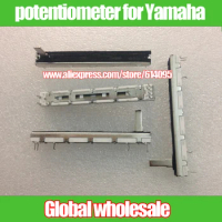 5pcs For Yamaha MG124CX Mixer Fader / Dual Potentiometer A20K Handle Length 15MM 6 feet 75MM / 20KAx2