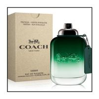 COACH New York Green 時尚都會 男性淡香水 Tester 100ML ❁香舍❁ 母親節好禮