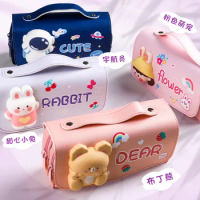Kawaii Pencil Cases Large Capacity Pencil Bag Pouch Holder Box for Girls  Office Student Stationery Organizer