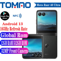 New Motorola Moto Razr 40 Ultra Folding Screen Phone 5G MobilePhone Snapdragon 8+ Gen 1 Octa Core 32MP Front Camera 3800mAh 30W