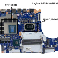 For Lenovo Legion 5-15IMH05H Laptop Motherboard.GY750/751 NM-C911 Motherboard RTX1660TI 5B20S44528 i7-10750H