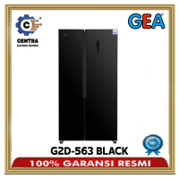 GEA G2D-563R BLACK Kulkas SideBySide Inverter 563L G2D-563 563R BLACK