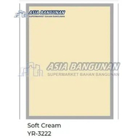 Mowilex Cendana Interior 5kg Cat Tembok Interior Anti Jamur (Warna Lengkap) Soft Cream YR-3222