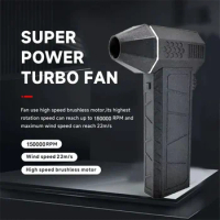 Turbo Fan Mini Jet Blower 150000 RPM Jet Blower Fan Electric Super Jet Fan Violent Turbo Fan 22m/s W