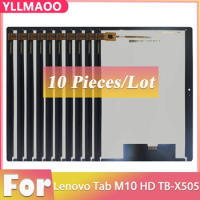 10Pcs/Lot 10.1" LCD For Lenovo Tab M10 TB-X505 TB-X505F TB-X505L TB-X505X Display Touch Screen Digitizer Assembly Repair Parts