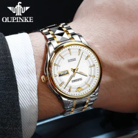OUPINKE Sapphire Automatic Mechanical Watch men Japan seiko NH36A Movement top brand Luxury Men Wristwatch Waterproof