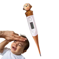 Fever Thermometer Medical Digital Household Digital LCD Medical 8 Seconds Fast Measurement Child Body Soft Head Pet Thermometers