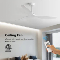 42/52 Inch Ceiling Fan Living Room Restaurant Americans Modern Office Without Light DC Remote control Electric Fan 110V 220V