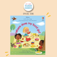 Usborne Where Does My Food Go? First Questions and Answers Lift the Flap Education ted English Book