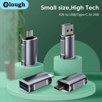 Elough USB To Type C OTG Adapter USB USB-C Male To Micro USB Type-c Female Converter For Macbook Samsung S20 USBC OTG Connector