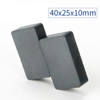 Black Round Magnet 40x25x10mm Fridge Ferrite Magnet 40mmx25mmx10mm Rectangle Speaker Magnet 40x25x10mm Permanent Magnet