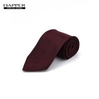 DAPPER เนคไท 7.5 cm Houndstooth Tie สีแดง (TI/RE/822RJ) คําแนะนําผลิตภัณฑ์ใหม่ของเดือนนี้ หมวก  polo