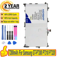 Top Brand 100% New 7200mAh SP368487A (1S2P) Tablet Battery for Samsung Galaxy Tab 8.9 GT-P7300 P7310 P7320 Batteries + free gfit