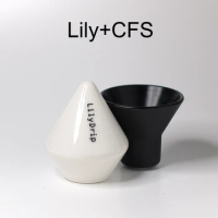 Lilydrip Coffee Filter Transformer Ceramic Pour Over Coffee Maker Set Improves Drip Flow Rate Coffee Accessories For Coffee Bar