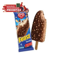 Walls Es Krim Feast Vanilla Relaunch 65 ml