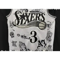 #3 Basketball Jersey V Neck Mesh Fabric Jersey Singlet Couple Jersey Pakaian Bola Keranjang Sukan Tu