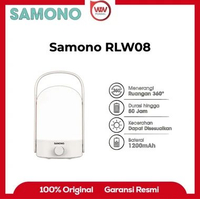SAMONO RLW08 Lampu Multifungsi Camping Emergency Lamp 1200mAh Lampu Rechargeable Long Battery Life T